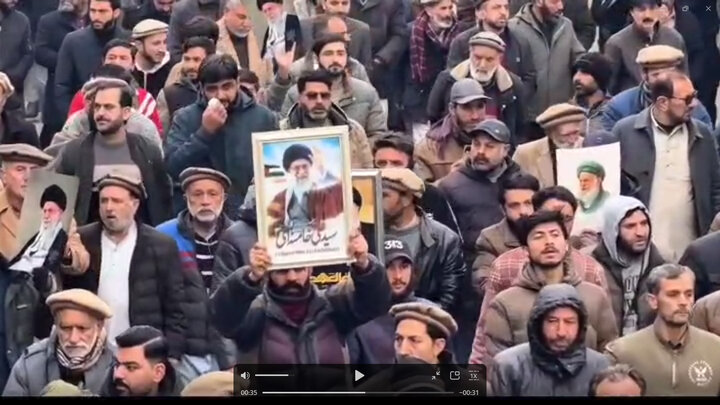 ویڈیو / پاکستان میں ایران اور رہبر معظم کی حمایت اور امریکہ و اسرائیل سمیت شرپسندوں کی مذمت میں شاندار احتجاجی ریلی کا انعقاد