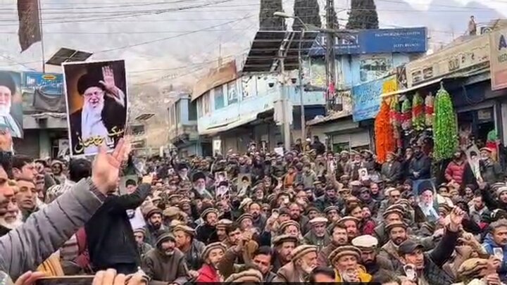ویڈیو/ کارگل میں اسلامی جمہوریہ ایران کی حمایت میں زبردست ریلی 