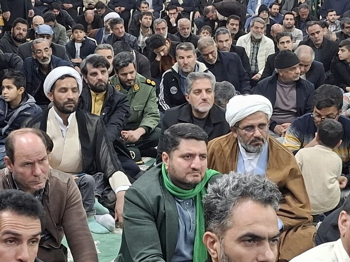 تصاویر:مراسم ختم شهیدحاج محسن حاجی زاده بیدگلی شهیدجهاد تبیین و امنیت