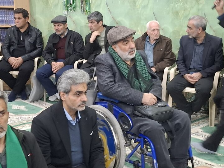 تصاویر:مراسم ختم شهیدحاج محسن حاجی زاده بیدگلی شهیدجهاد تبیین و امنیت