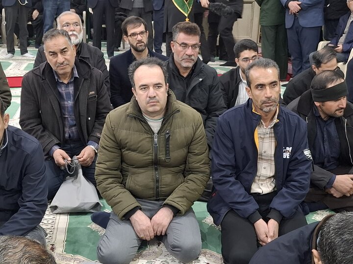 تصاویر:مراسم ختم شهیدحاج محسن حاجی زاده بیدگلی شهیدجهاد تبیین و امنیت