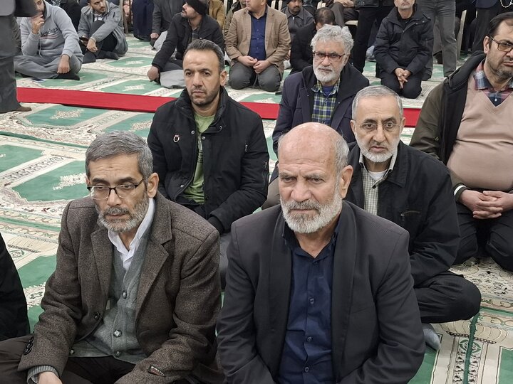 تصاویر:مراسم ختم شهیدحاج محسن حاجی زاده بیدگلی شهیدجهاد تبیین و امنیت