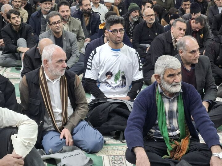 تصاویر:مراسم ختم شهیدحاج محسن حاجی زاده بیدگلی شهیدجهاد تبیین و امنیت