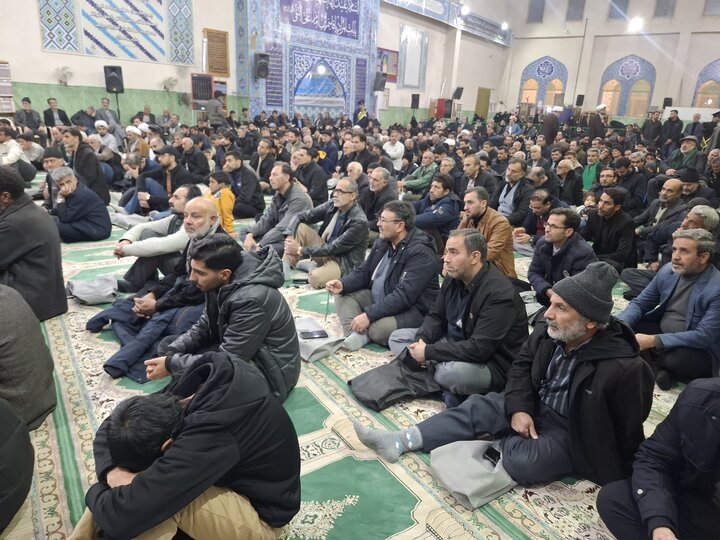 تصاویر:مراسم ختم شهیدحاج محسن حاجی زاده بیدگلی شهیدجهاد تبیین و امنیت