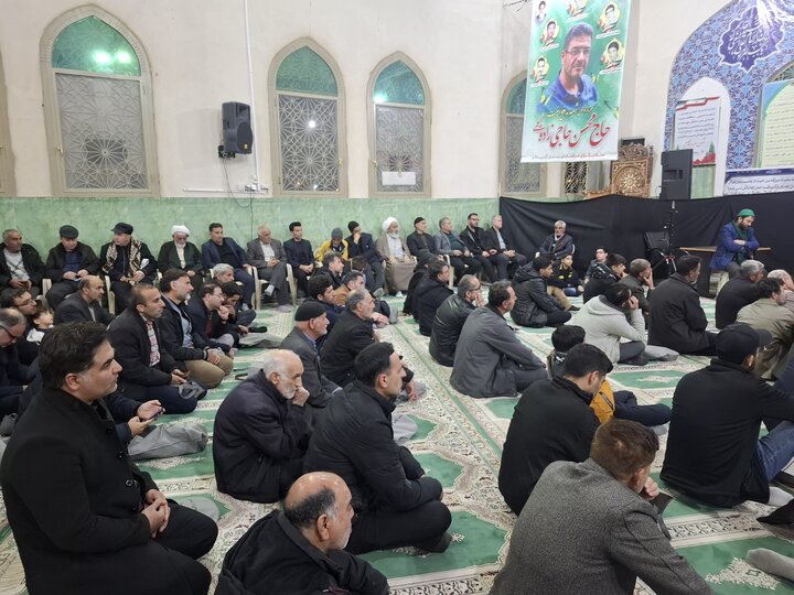 تصاویر:مراسم ختم شهیدحاج محسن حاجی زاده بیدگلی شهیدجهاد تبیین و امنیت