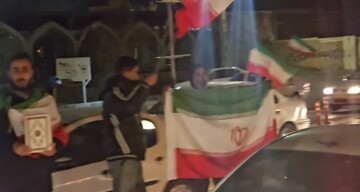 فیلم| کاروان خودرویی حمایت از ایران و محکومیت اقدامات تروریستی در اراک