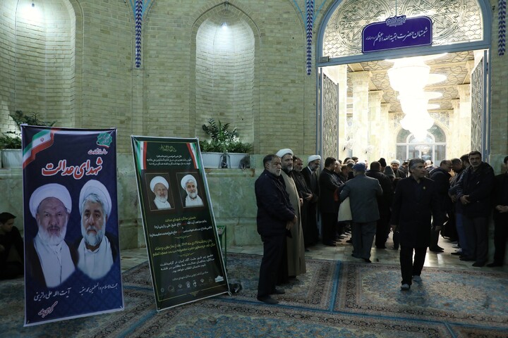 تصاویر/ مراسم بزرگداشت اولین سالگرد شهید حجت الاسلام والمسلمین رازینی و شهید حجت الاسلام والمسلمین مقیسه