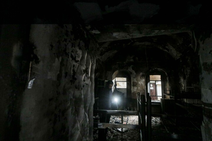 تصاویر| مدرسه علمیه جعفریه قدیمه قاین بعد از اغتشاشات