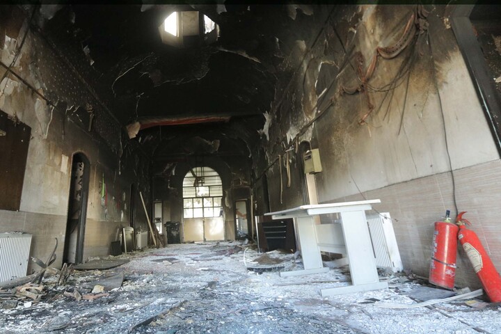 تصاویر| مدرسه علمیه جعفریه قدیمه قاین بعد از اغتشاشات