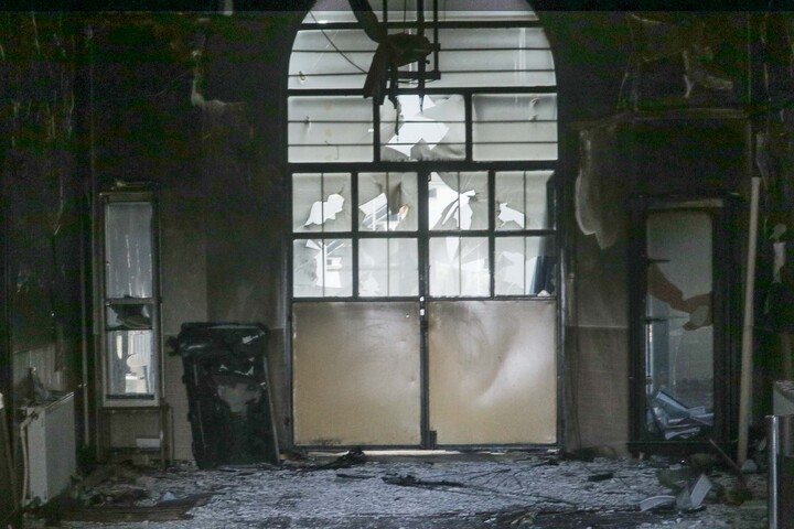 تصاویر| مدرسه علمیه جعفریه قدیمه قاین بعد از اغتشاشات