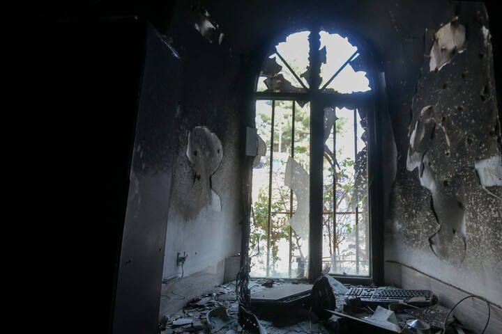 تصاویر| مدرسه علمیه جعفریه قدیمه قاین بعد از اغتشاشات