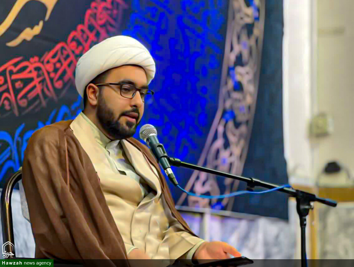 تشییع پیکر طلبه شهید نهاوندی در همدان