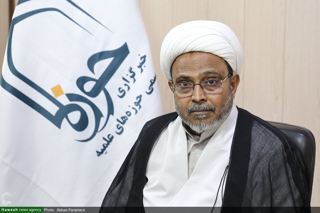 صور/ الخطيب الهندي حجة الإسلام والمسلمين وصي حسن خان يزور "وكالة أنباء الحوزة"