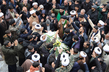 تصاویر / آخرین حضور شهید حجت الاسلام زمانیان در مدرسه علمیه آیت الله آخوند(ره)