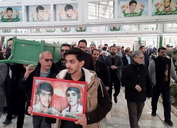 مادر شهیدان منصوریان در جوار فرزندانش آرام گرفت