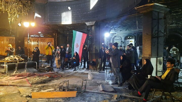 تصاویر/ نشست خبری جشنواره فیلم عمار در مسجد سوخته ابوذر