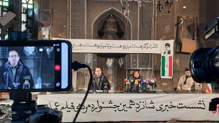 تصاویر/ نشست خبری جشنواره فیلم عمار در مسجد سوخته ابوذر