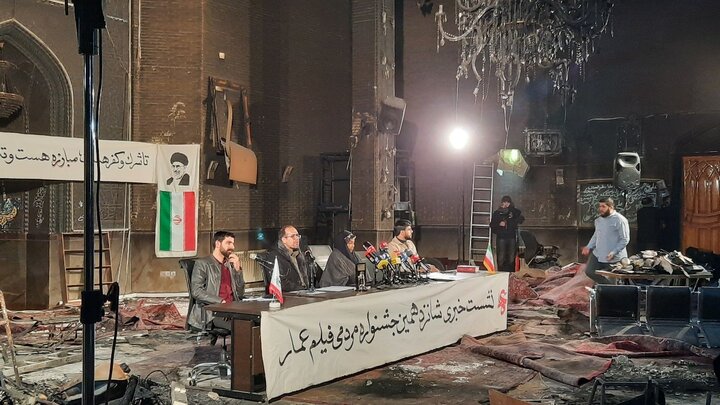 تصاویر/ نشست خبری جشنواره فیلم عمار در مسجد سوخته ابوذر