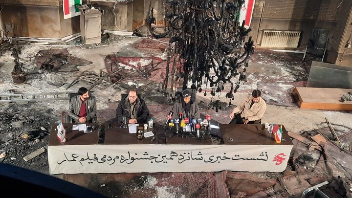 تصاویر/ نشست خبری جشنواره فیلم عمار در مسجد سوخته ابوذر