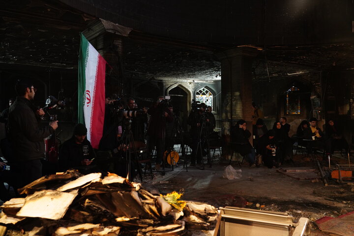 تصاویر/ نشست خبری جشنواره فیلم عمار در مسجد سوخته ابوذر