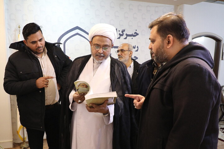 تصاویر/ بازدید حجت السلام والمسلمین وصی حسن خان از خطبای برجسته هند از خبرگزاری حوزه