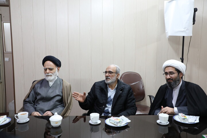 تصاویر/ بازدید حجت السلام والمسلمین وصی حسن خان از خطبای برجسته هند از خبرگزاری حوزه