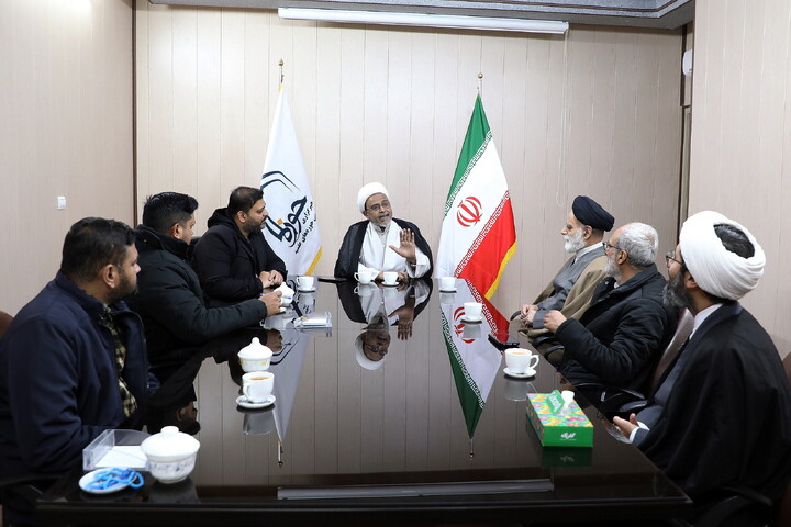 تصاویر/ بازدید حجت السلام والمسلمین وصی حسن خان از خطبای برجسته هند از خبرگزاری حوزه