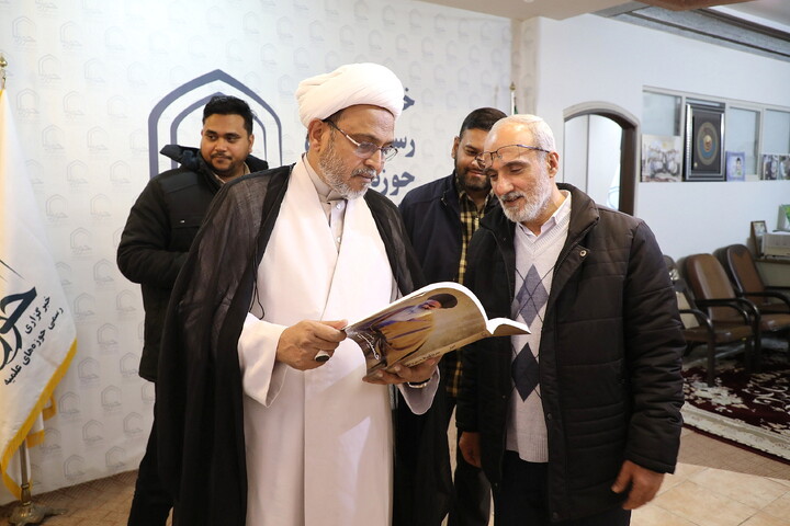 تصاویر/ بازدید حجت السلام والمسلمین وصی حسن خان از خطبای برجسته هند از خبرگزاری حوزه