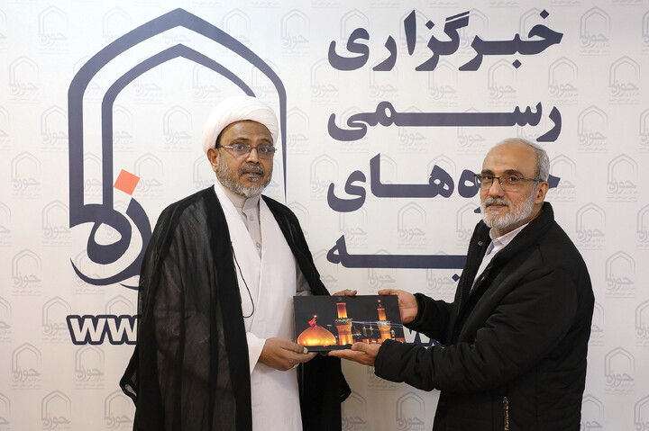 تصاویر/ بازدید حجت السلام والمسلمین وصی حسن خان از خطبای برجسته هند از خبرگزاری حوزه