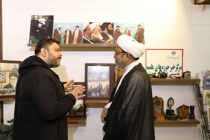 تصاویر/ بازدید حجت السلام والمسلمین وصی حسن خان از خطبای برجسته هند از خبرگزاری حوزه