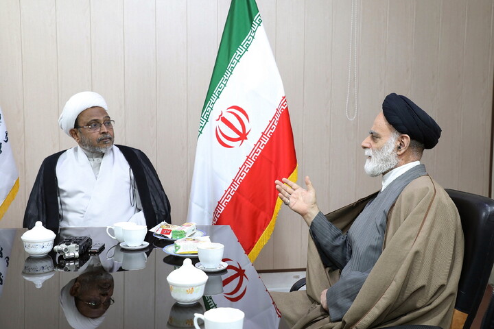 تصاویر/ بازدید حجت السلام والمسلمین وصی حسن خان از خطبای برجسته هند از خبرگزاری حوزه