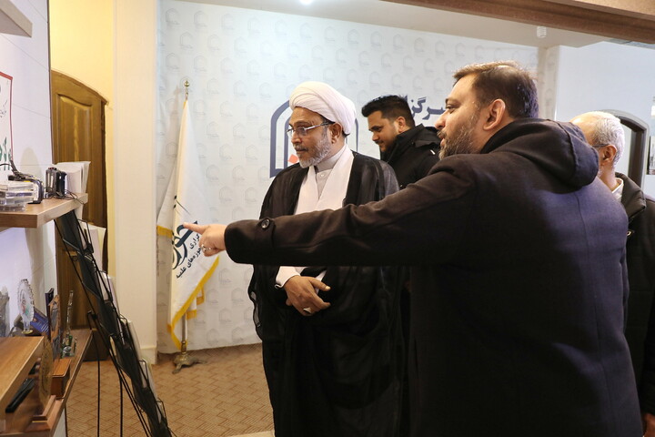 تصاویر/ بازدید حجت السلام والمسلمین وصی حسن خان از خطبای برجسته هند از خبرگزاری حوزه