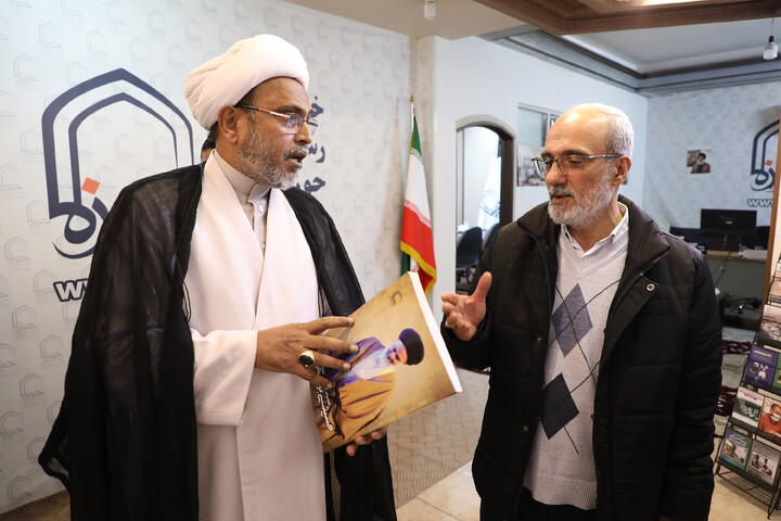 تصاویر/ بازدید حجت السلام والمسلمین وصی حسن خان از خطبای برجسته هند از خبرگزاری حوزه