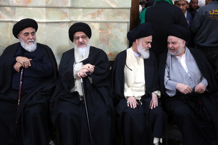 تصاویر/ مراسم تشییع آیت‌الله سیدهادی حسینی سیستانی