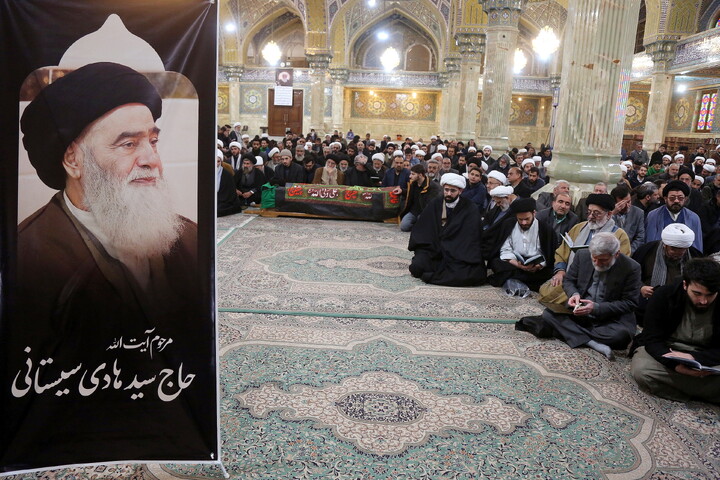 تصاویر/ مراسم تشییع آیت‌الله سیدهادی حسینی سیستانی