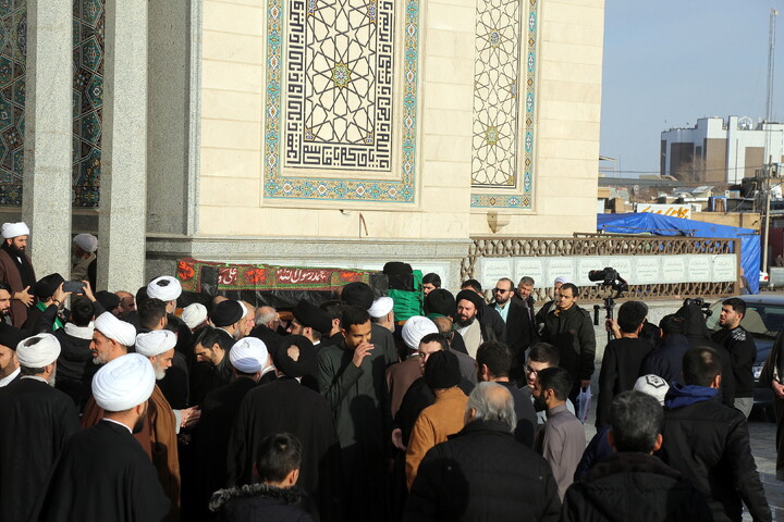 تصاویر/ مراسم تشییع آیت‌الله سیدهادی حسینی سیستانی