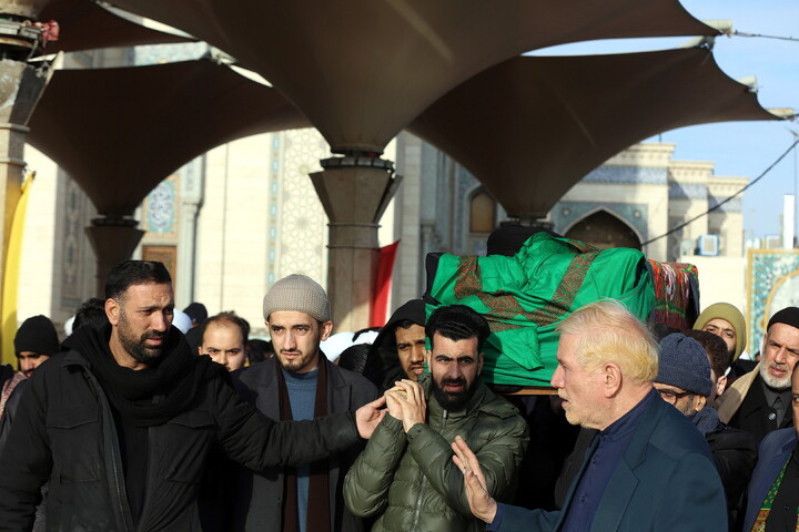 تصاویر/ مراسم تشییع آیت‌الله سیدهادی حسینی سیستانی