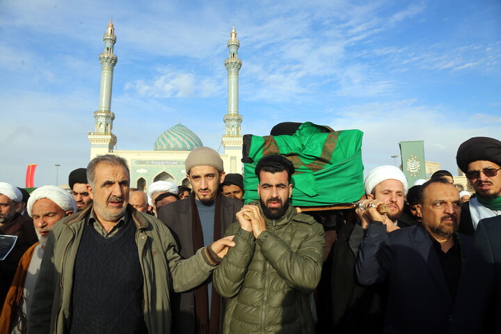 تصاویر/ مراسم تشییع آیت‌الله سیدهادی حسینی سیستانی