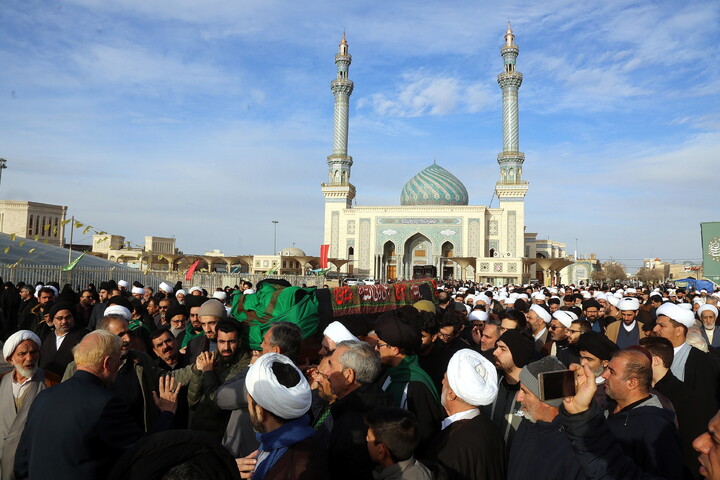 تصاویر/ مراسم تشییع آیت‌الله سیدهادی حسینی سیستانی