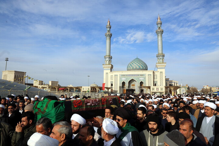 تصاویر/ مراسم تشییع آیت‌الله سیدهادی حسینی سیستانی