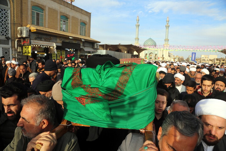 تصاویر/ مراسم تشییع آیت‌الله سیدهادی حسینی سیستانی