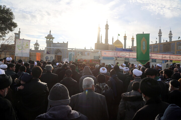 تصاویر/ مراسم تشییع آیت‌الله سیدهادی حسینی سیستانی