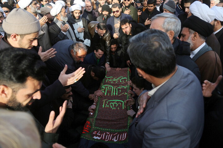 تصاویر/ مراسم تشییع آیت‌الله سیدهادی حسینی سیستانی