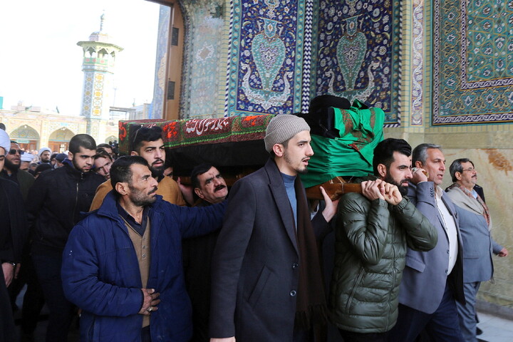 تصاویر/ مراسم تشییع آیت‌الله سیدهادی حسینی سیستانی