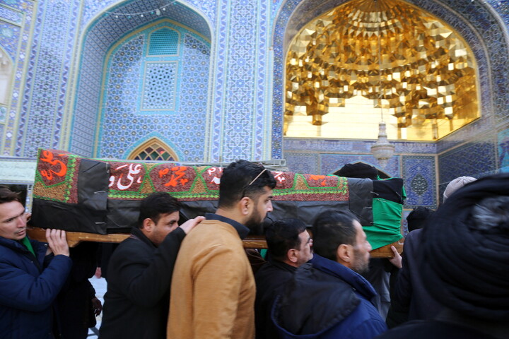 تصاویر/ مراسم تشییع آیت‌الله سیدهادی حسینی سیستانی