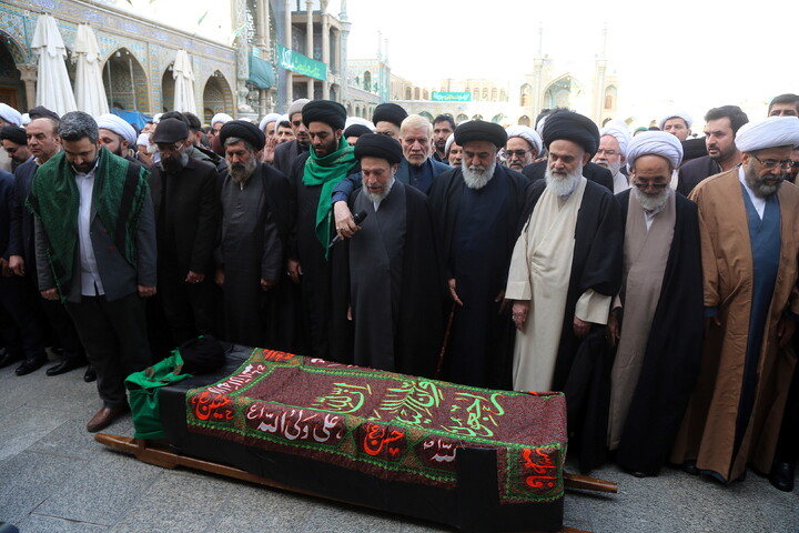 تصاویر/ مراسم تشییع آیت‌الله سیدهادی حسینی سیستانی