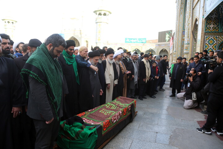 تصاویر/ مراسم تشییع آیت‌الله سیدهادی حسینی سیستانی