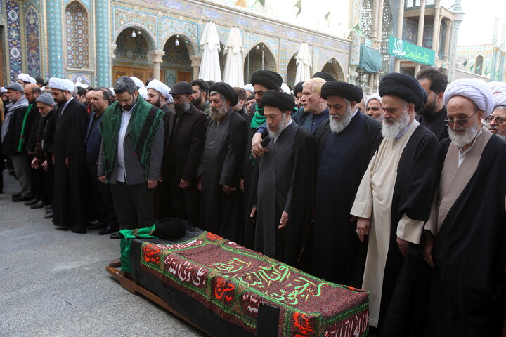 تصاویر/ مراسم تشییع آیت‌الله سیدهادی حسینی سیستانی