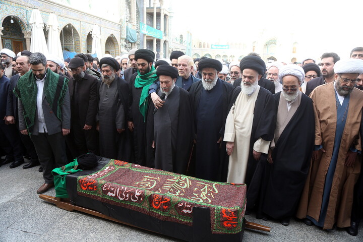 تصاویر/ مراسم تشییع آیت‌الله سیدهادی حسینی سیستانی