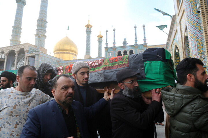 تصاویر/ مراسم تشییع آیت‌الله سیدهادی حسینی سیستانی